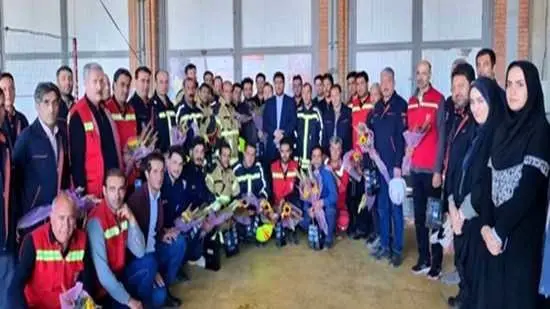 برگزاری مانور روز آتش نشانی و ایمنی و مراسم تقدیر از آتش نشانان شرکت مس سونگون آذربایجان