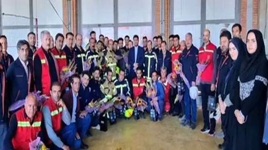 برگزاری مانور روز آتش نشانی و ایمنی و مراسم تقدیر از آتش نشانان شرکت مس سونگون آذربایجان