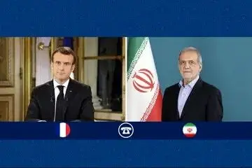 اعلام مواضع مکرون بعد از گفت‌وگو با رئبس جمهور کشورمان