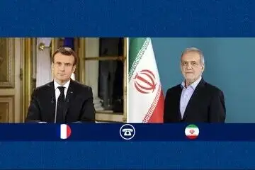 اعلام مواضع مکرون بعد از گفت‌وگو با رئبس جمهور کشورمان