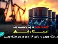 قیمت نفت در پی بن‌بست بین آمریکا و ایران در تنگه هرمز به بالای ۱۰۶ دلار در هر بشکه رسید
