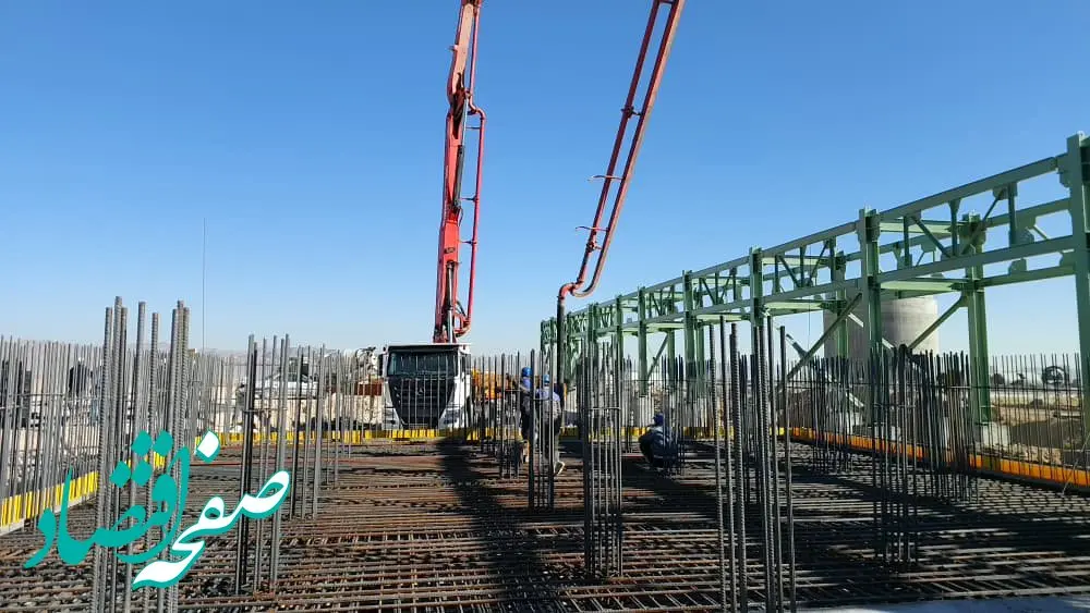 پیشرفت پروژه احیا اقلید با تکمیل بتن‌ریزی فونداسیون Cooling Tower