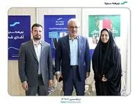 بازدید مدیر عامل بیمه سینا از نمایشگاه کتاب تهران
