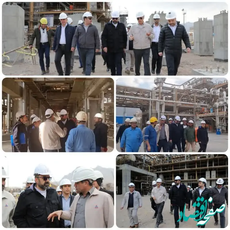 بازدید دکتر باقری دیزج مدیرعامل و نائب رئیس هئیت مدیره از سایت جنوبی شرکت پالایش نفت اصفهان