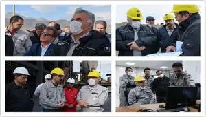 بازدید داریوش اسماعیلی از معادن و کارخانجات صبانور در همدان و بررسی آخرین وضعیت طرح‌های توسعه‌ای