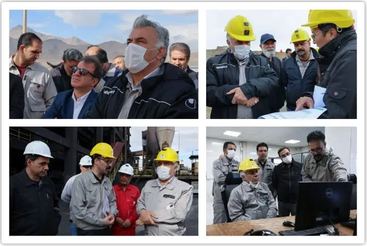 بازدید داریوش اسماعیلی از معادن و کارخانجات صبانور در همدان و بررسی آخرین وضعیت طرح‌های توسعه‌ای