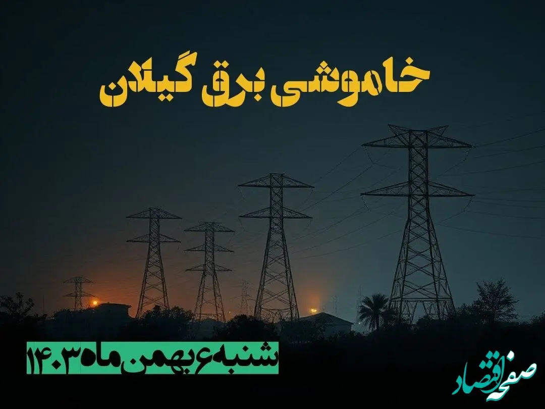 زمان قطعی برق گیلان شنبه ۶ بهمن ماه ۱۴۰۳ | جدول خاموشی برق رشت ۲۴ ساعت آینده اعلام شد