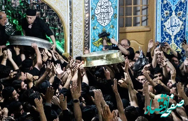 برگزاری آیین مذهبی سنتی طشت‌گذاری در اردبیل