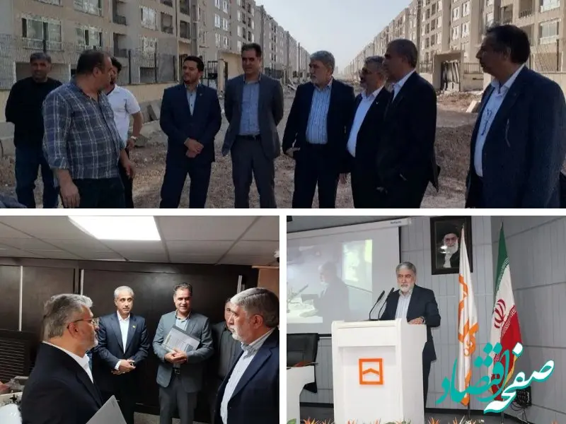 بازدید از پروژه های نهضت ملی مسکن در قزوین/تاکید بر فروش اقساطی واحدهای نهضت ملی با هدف تامین مالی پروژه ها