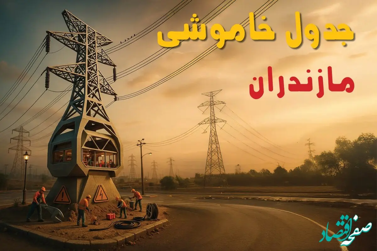 جدول خاموشی برق ساری فردا دوشنبه ۲۶ خرداد ۱۴۰۴ + ساعت قطع برق استان مازندران دوشنبه ۲۶ خرداد ۱۴۰۴