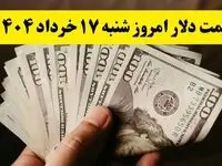 جدیدترین قیمت دلار آمریکا امروز شنبه ۱۷ خرداد ۱۴۰۴ در بازار آزاد | دلار از سطح روانی ۸۴ هزار تومان عبور می کند؟ 
