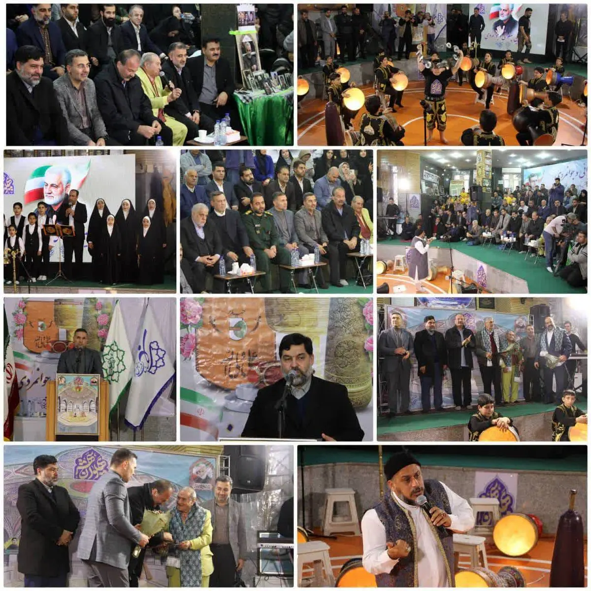 آیین پهلوانی و زورخانه ای همزمان با پنجاه و هفتمین سالگرد جهان پهلوان تختی در زورخانه تختی 