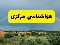 پیش‌بینی هواشناسی مرکزی ۲۴ ساعت آینده | وضعیت آب و هوا اراک پنجشنبه ۸ خرداد ۱۴۰۴ | هواشناسی شهرستان‌های مرکزی