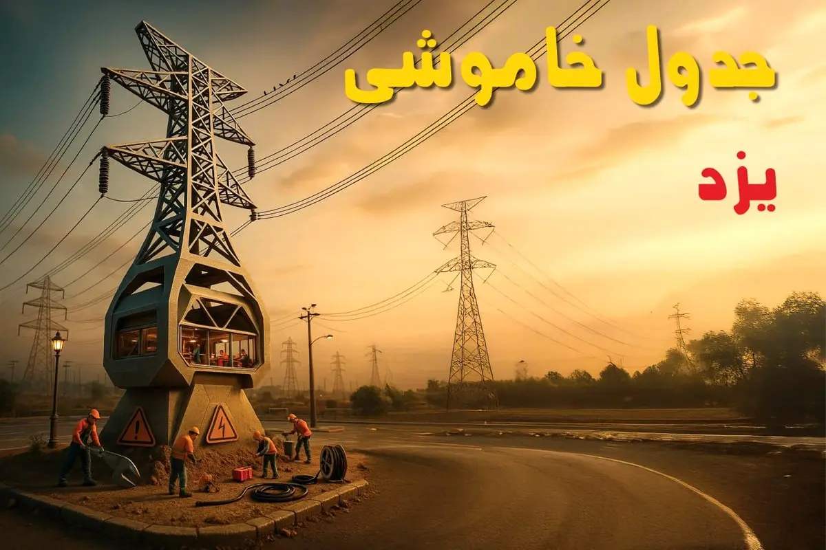 جدول خاموشی برق یزد فردا دوشنبه ۱۲ خرداد ۱۴۰۴ + ساعت قطع برق استان یزد دوشنبه ۱۲ خرداد