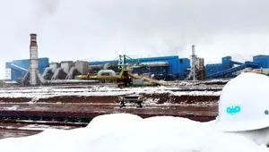 روز زیبای برفی در شرکت صنایع معدنی فولاد سنگان