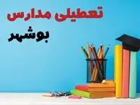 آیا مدارس بوشهر فردا دوشنبه ۸ بهمن ۱۴۰۳ تعطیل است؟ | خبر فوری تعطیلی مدارس بوشهر فردا دوشنبه ۸ بهمن ۱۴۰۳