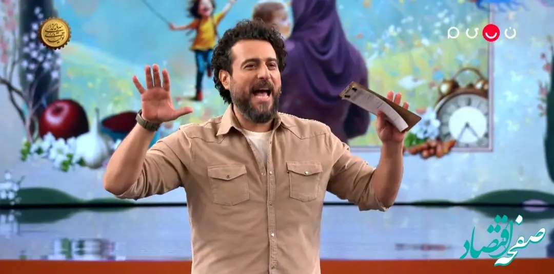 محسن کیایی با سوتی که در برنامه ۱۰۰۱ مقابل رویا میرعلمی داد حماسه آفرید! + فیلم