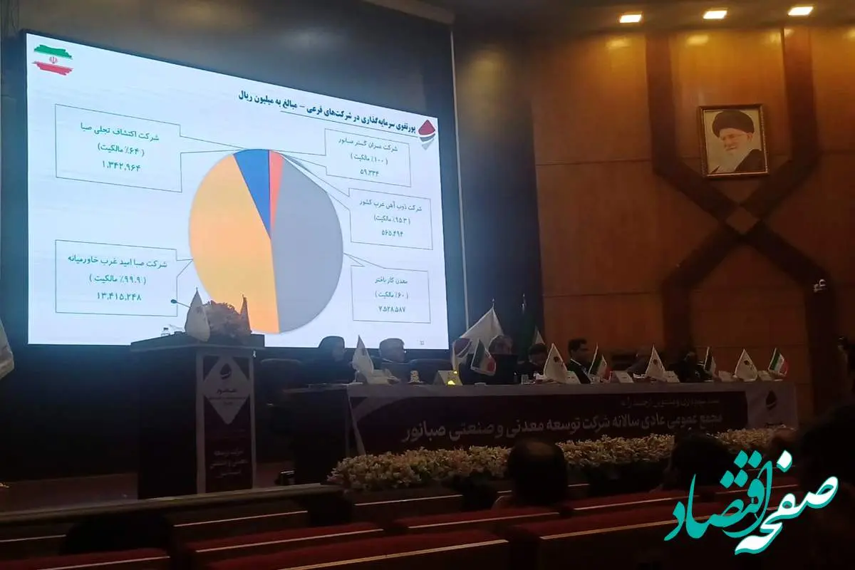 صبانور در مجمع سالانه ۶۵۰ ریال سود تقسیم کرد/افزایش ۱۹ درصدی فروش محصولات