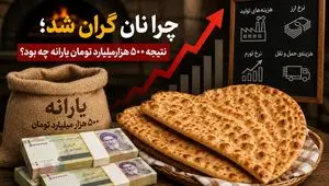 چرا نان گران شد؛ نتیجه ۵۰۰ هزار میلیارد تومان یارانه چه بود؟
