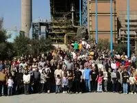 برگزاری اولین برنامه بازدید خانواده های ذوب آهنی از خط تولید در سال 1403