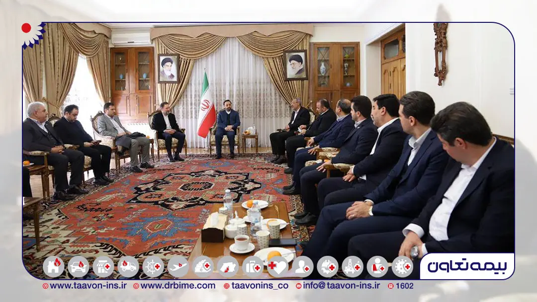 رئیس کل بیمه مرکزی و دبیر کل سندیکای بیمه گران به دعوت مدیر عامل بیمه تعاون در تبریز حضور یافتند