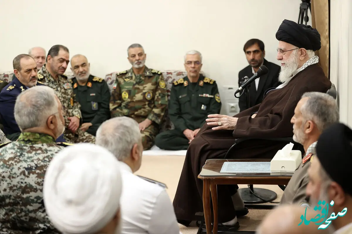سخنان کلیدی رهبر انقلاب درباره موشک های شلیک شده به اسرائیل