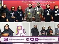 کسب مقام سومی تیم بانوان بیمه میهن در مسابقات دارت المپیاد صنعت بیمه