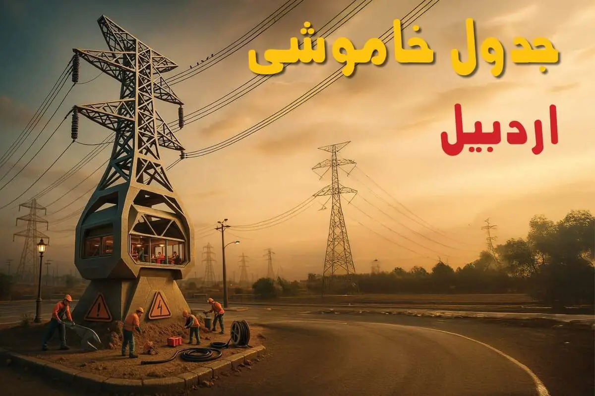 جدول خاموشی برق اردبیل فردا دوشنبه ۱۲ خرداد ۱۴۰۴ + ساعت قطع برق استان اردبیل دوشنبه ۱۲ خرداد