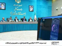 ثبت سرعت ‌1.933 گیگابیتی 5G همراه اول در حضور وزیر ارتباطات