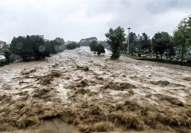 سیل در راه مازندران / رانندگان بخوانند