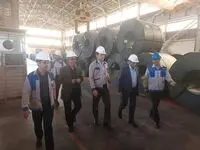 بازدید مدیرکل دفتر صنایع معدنی وزارت صنعت، معدن و تجارت از شرکت فولاد امیرکبیر کاشان