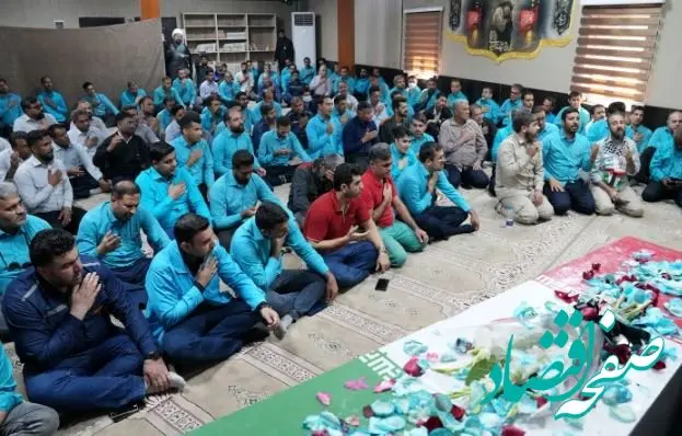 شهید گمنام میهمان کارکنان فولاد کاوه