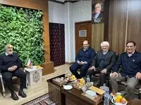 دیدار مدیرعامل با استاندار خوزستان و ارائه گزارش طرح‌های ملی شرکت
