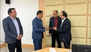 معارفه مدیر استانی جدید بانک صنعت و معدن استان هرمزگان با حضور معاون راهبری شعب و توسعه کسب و کار این بانک