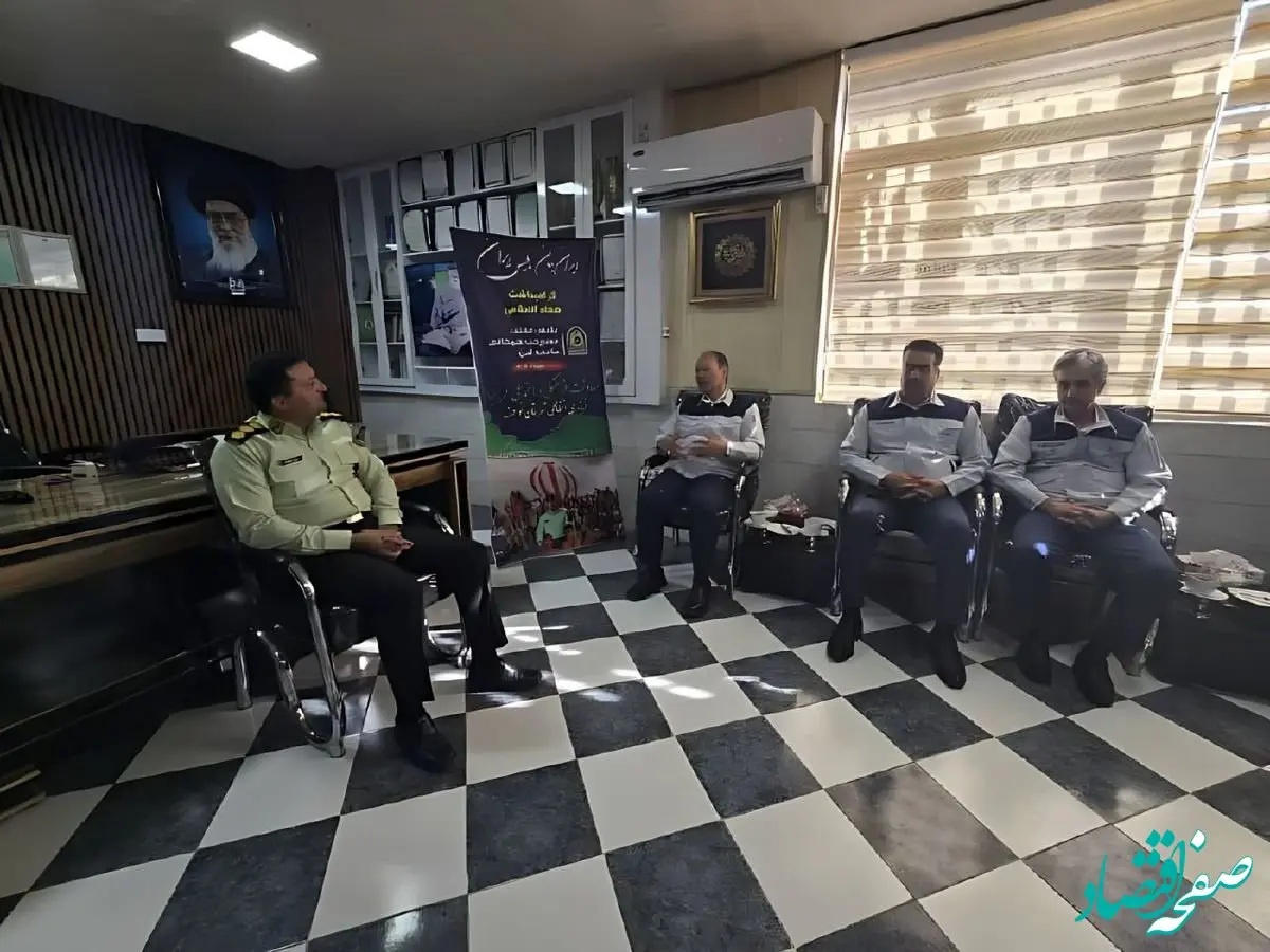 تجلیل فولاد سنگان از مدافعان امنیت: دیدار صمیمی با فرماندهی انتظامی شهرستان خواف