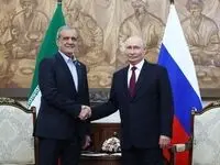 پوتین در دیدار با پزشکیان: سلام من را به رهبر معظم انقلاب برسانید