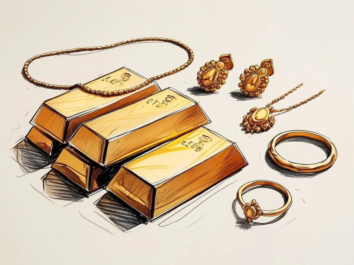 ریزش قیمت طلا آغاز شد / خریداران طلا بخوانند