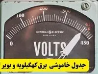 جدول خاموشی برق کهگیلویه و بویراحمد امروز پنجشنبه ۲۱ فروردین ۱۴۰۴ اعلام شد | زمان قطعی برق یاسوج پنجشنبه بیست و یکم فروردین ۱۴۰۴