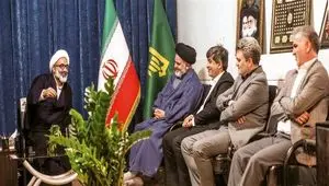 دیدار مدیرعامل گروه فولاد مبارکه با امام‌جمعه، فرمانده ناحیه مقاومت بسیج و فرمانده نیروی انتظامی شهرستان مبارکه