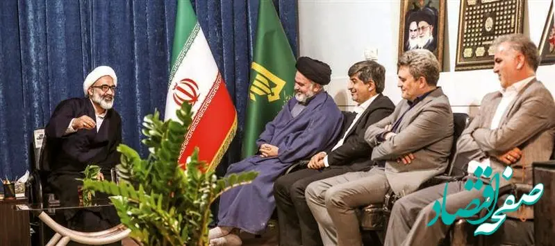 دیدار مدیرعامل گروه فولاد مبارکه با امام‌جمعه، فرمانده ناحیه مقاومت بسیج و فرمانده نیروی انتظامی شهرستان مبارکه