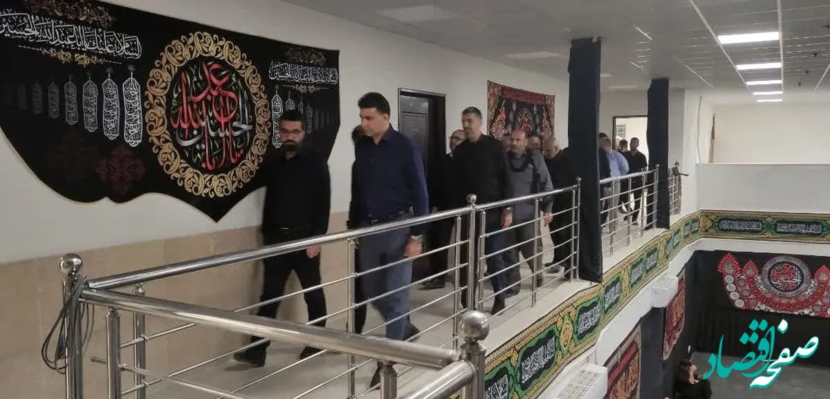 بازدید معاون منابع انسانی و امور اجتماعی به همراه معاون فناوری شرکت از موکب شهدای فولاد خوزستان در پایانه مرزی چذابه