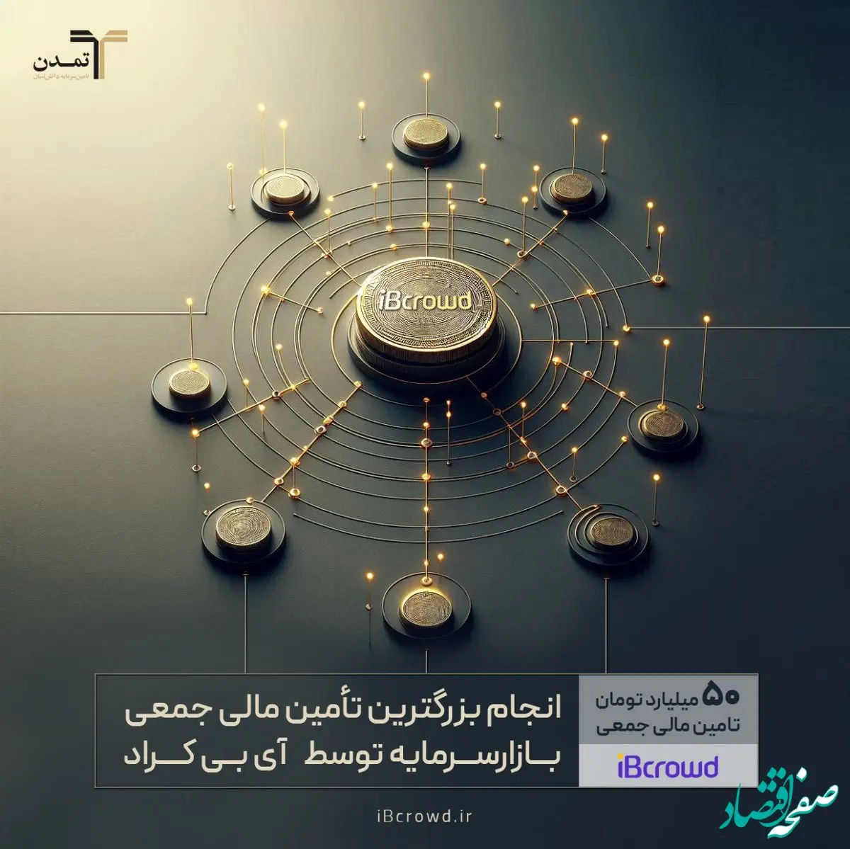 انجام بزرگترین تأمین مالی جمعی بازارسرمایه توسط «آی بی کراد»