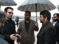 بازدید مشاور رییس جمهور از طرح ملی اتصال منطقه آزاد انزلی به خط ریل سراسری