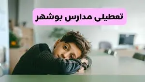 آخرین خبر از تعطیلی مدارس بوشهر فردا شنبه ۱۳ اردیبهشت ۱۴۰۴/ مدارس بوشهر فردا شنبه ۱۳ اردیبهشت ۱۴۰۴ تعطیل شد؟ 