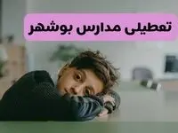 آیا مدارس بوشهر فردا یکشنبه ۳۰ آذر ۱۴۰۴ تعطیل است؟ | تعطیلی مدارس بوشهر یکشنبه