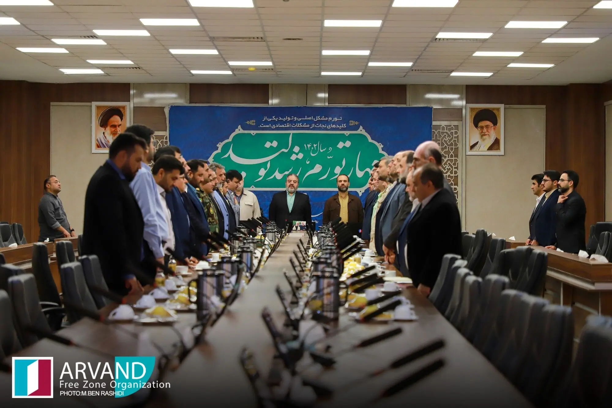 گزارش تصویری؛ نشست شورای پدافند غیر عامل منطقه آزاد اروند به ریاست سردار جلالی ریاست سازمان پدافند غیر عامل کشور 