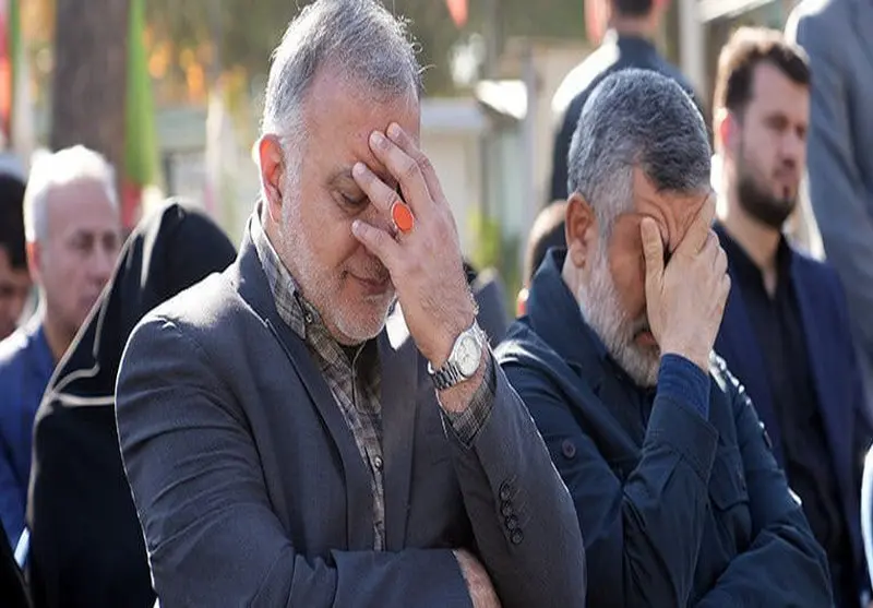 در این مراسم اشک های سردار حاجی زاده خبرساز شد