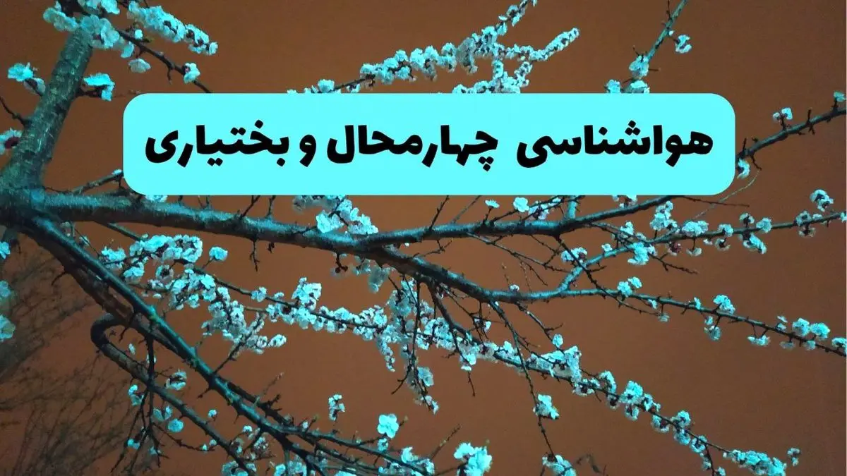 پیش بینی وضعیت آب و هوا چهارمحال و بختیاری فردا پنجشنبه ۲۸ خرداد ماه ۱۴۰۴ | هواشناسی شهرکرد ۲۴ ساعت آینده