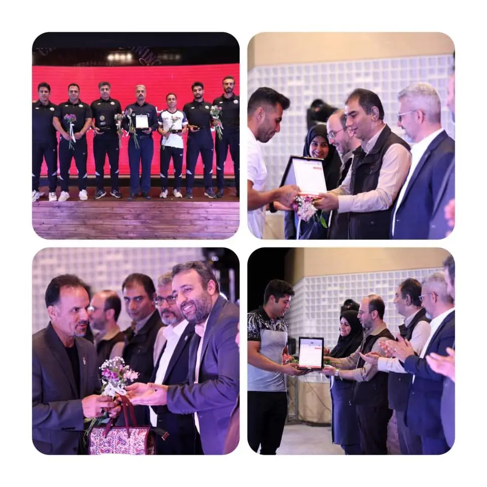 با حضور جمعی از مدیران معدنی و صنعتی در چادرملو قهرمانان ایثار در دومین المپیاد آتش‌نشانی معادن تجلیل شدند