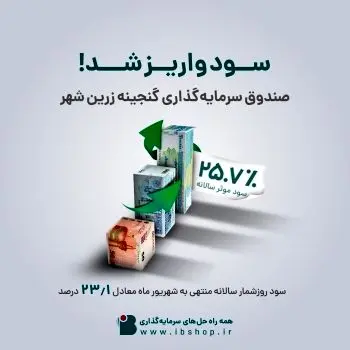 واریز سود دوره شهریورماه 1402صندوق گنجینه زرین شهر